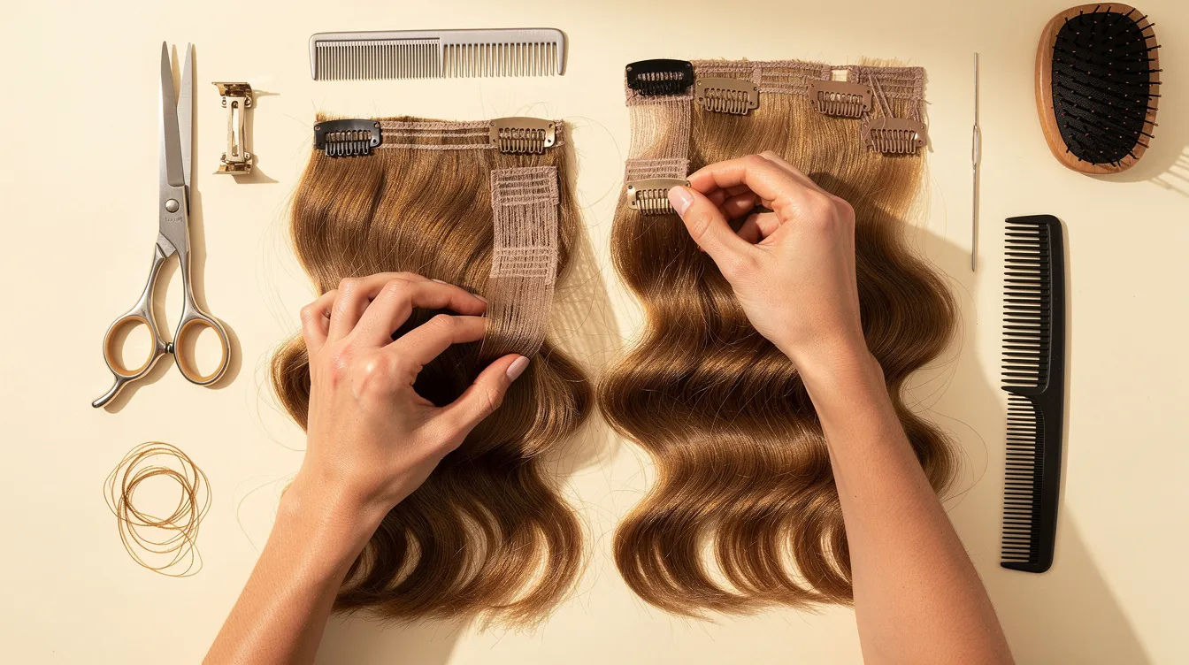 Weft Hair Extensions Explained: Machine Weft vs Hand-Tied Weft article hair inspiration
