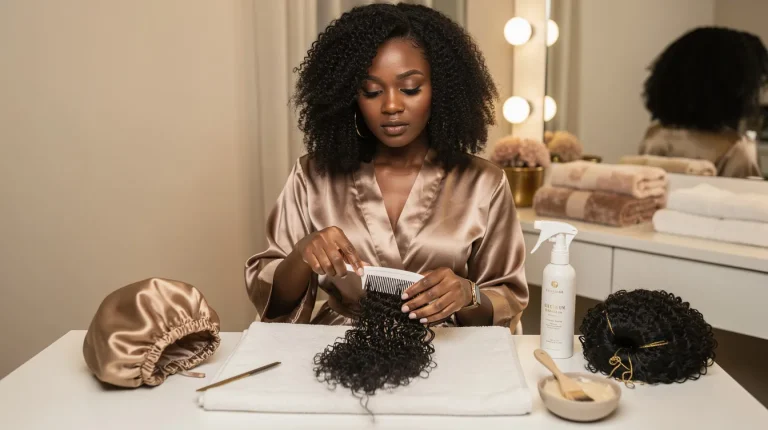 How to Stop Weaves and Extensions Tangling on Textured Hair featured hair inspiration