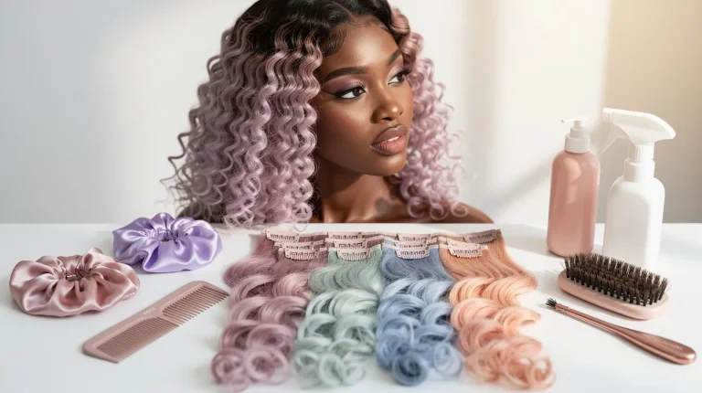 Pastel Wigs and Extensions for Black Women: Soft Colour Ideas featured hair inspiration