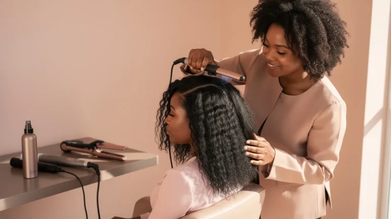 Best Heat Protectants for Black Hair Extensions, Wigs and Leave-Out featured hair inspiration