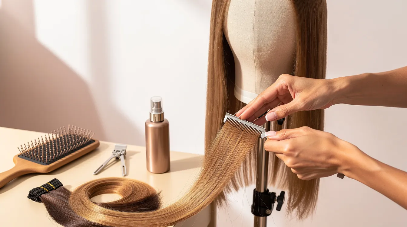 How to Brush Hair Extensions Without Shedding article hair inspiration