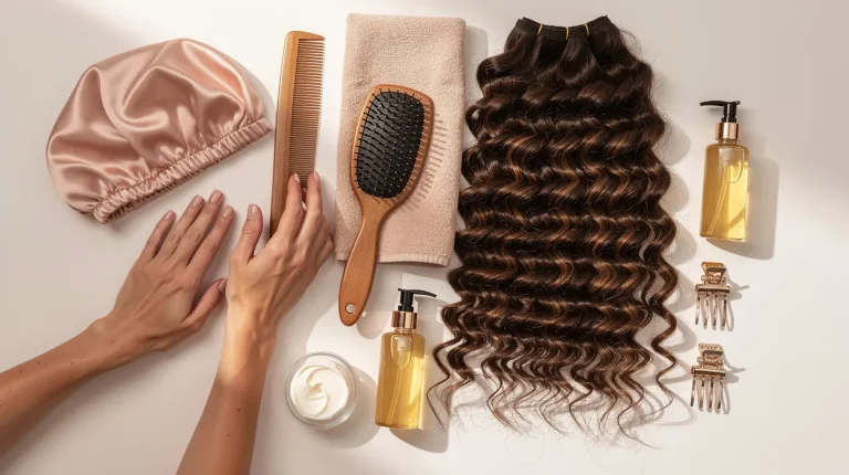 How to Revive Dry Hair Extensions at Home featured hair inspiration