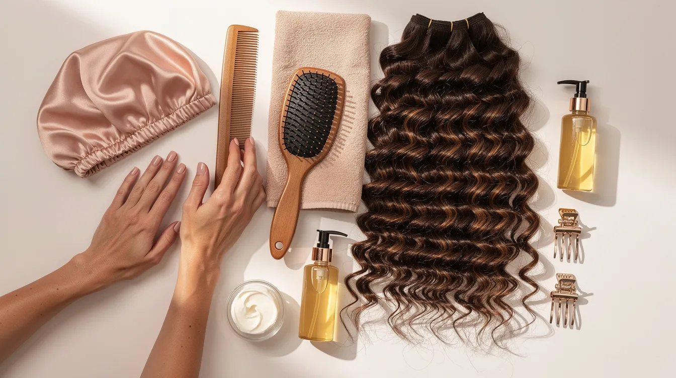 How to Revive Dry Hair Extensions at Home featured hair inspiration