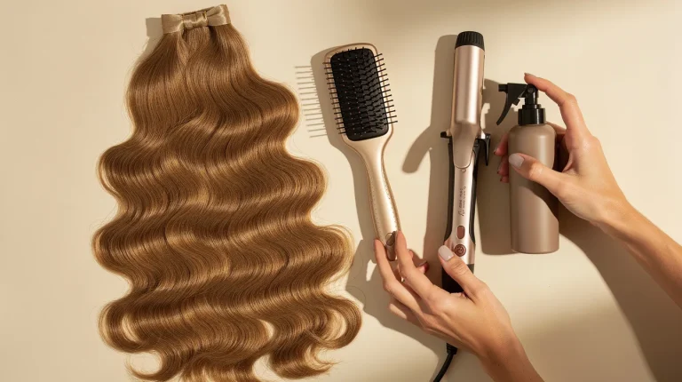 Heat Styling Hair Extensions: Safe Temperature Guide featured hair inspiration