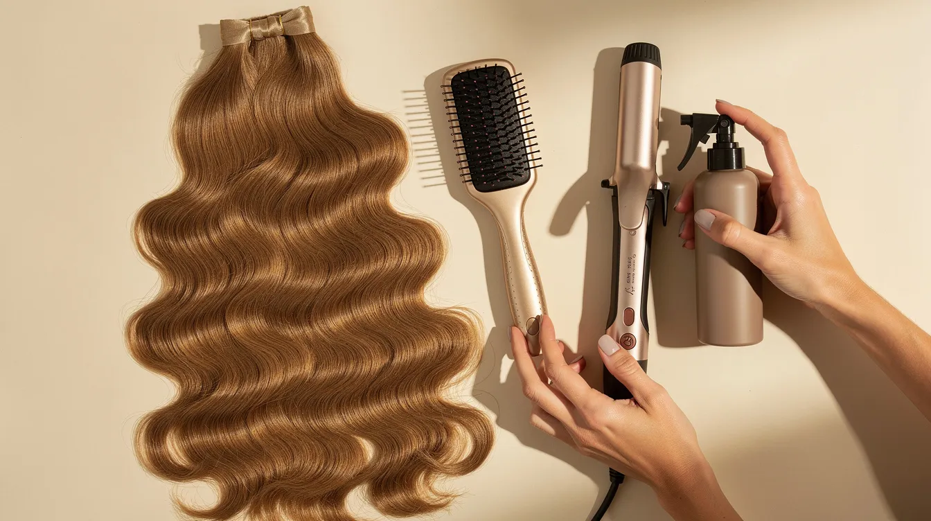 Heat Styling Hair Extensions: Safe Temperature Guide featured hair inspiration