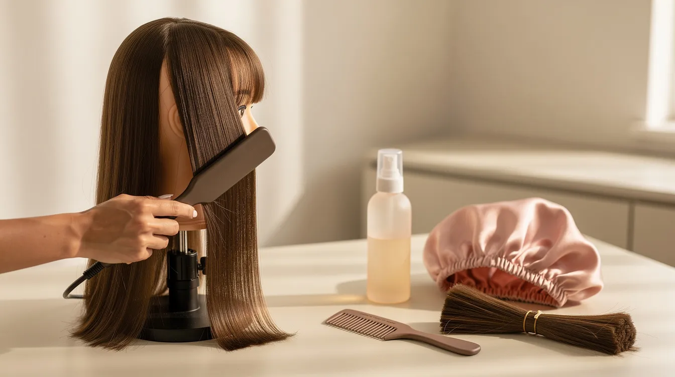 Straightening Hair Extensions: How to Keep Them Smooth article hair inspiration