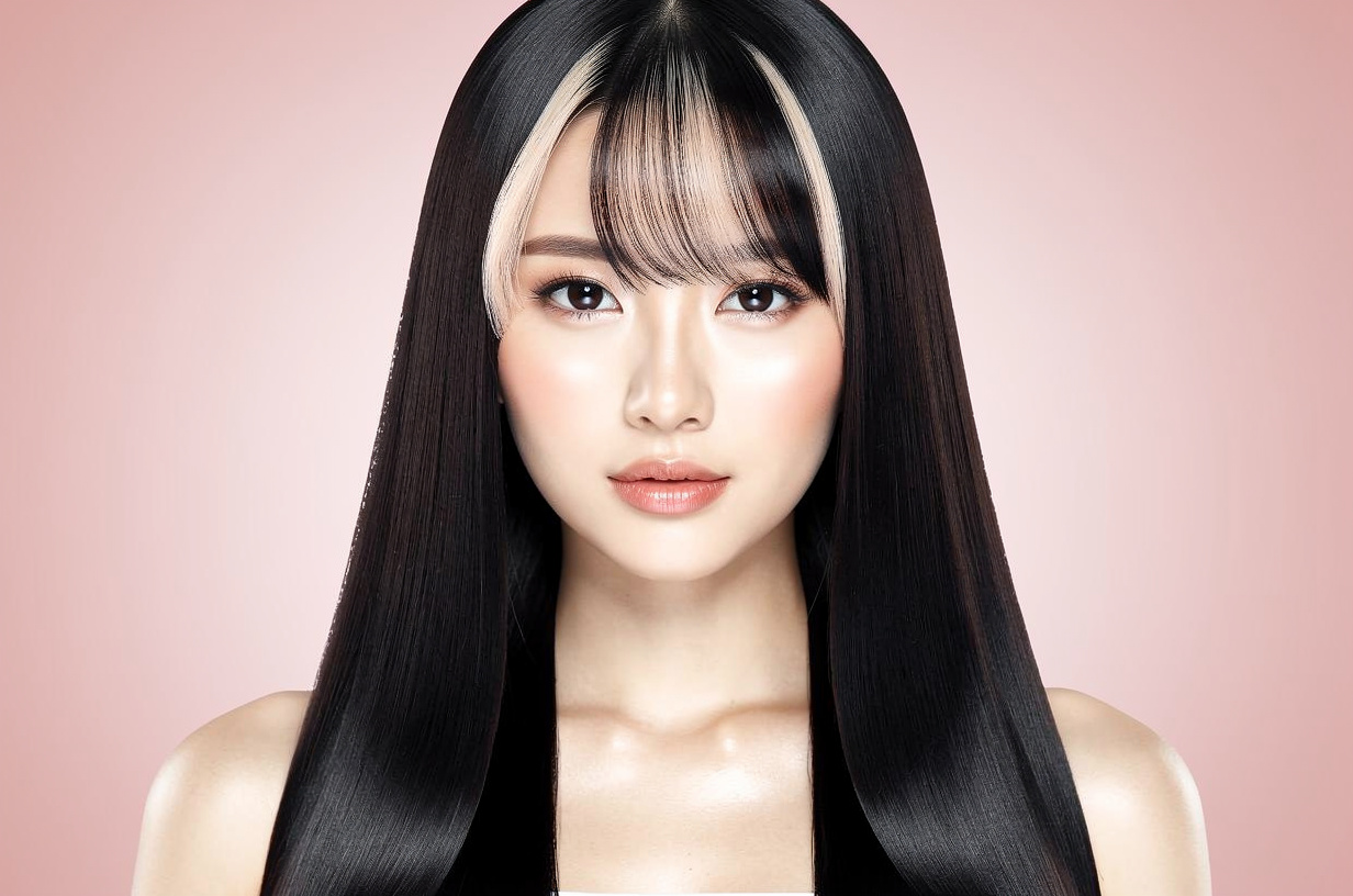 Face-framing hair extension inspiration