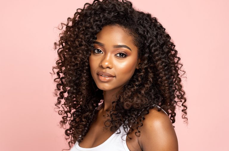 Kinky curly clip-ins for natural hair