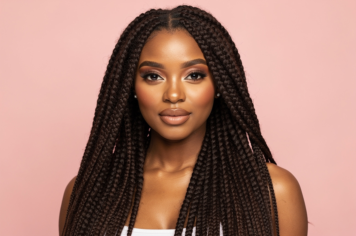 Protective styles with hair extensions